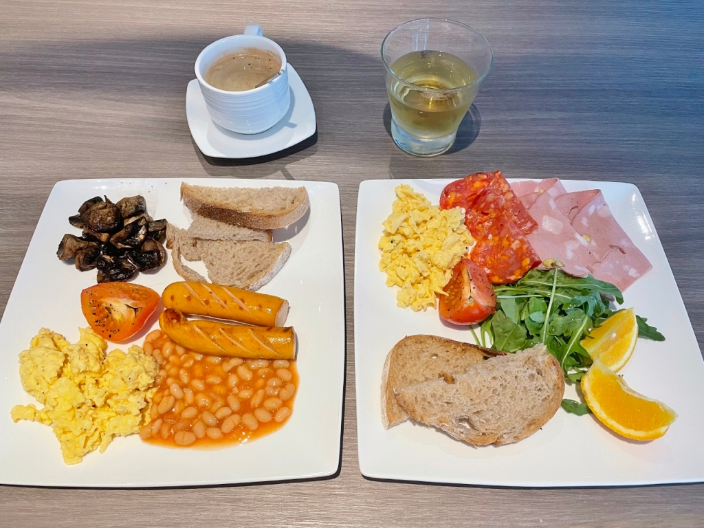 Breakfast sets from Florian restaurant at Naumi Hotel