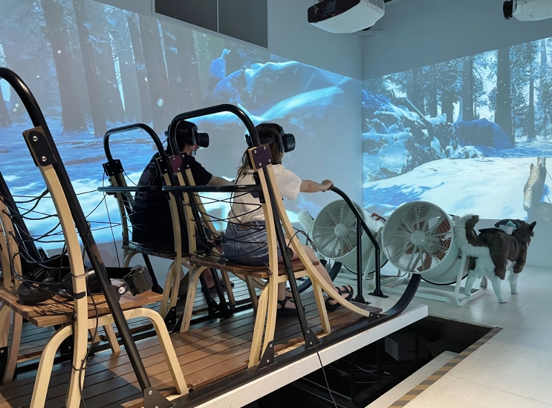Storm Blizzard VR ride at HeadRock VR theme park